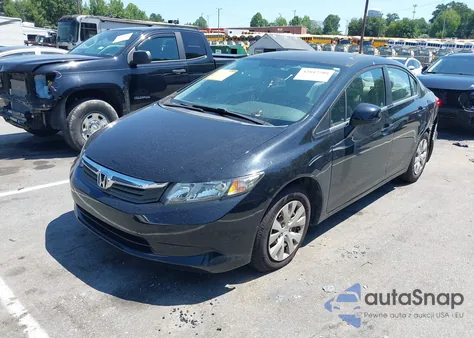 2012 Honda Civic Lx from USA, damaged, VIN 19XFB2F50CE088269